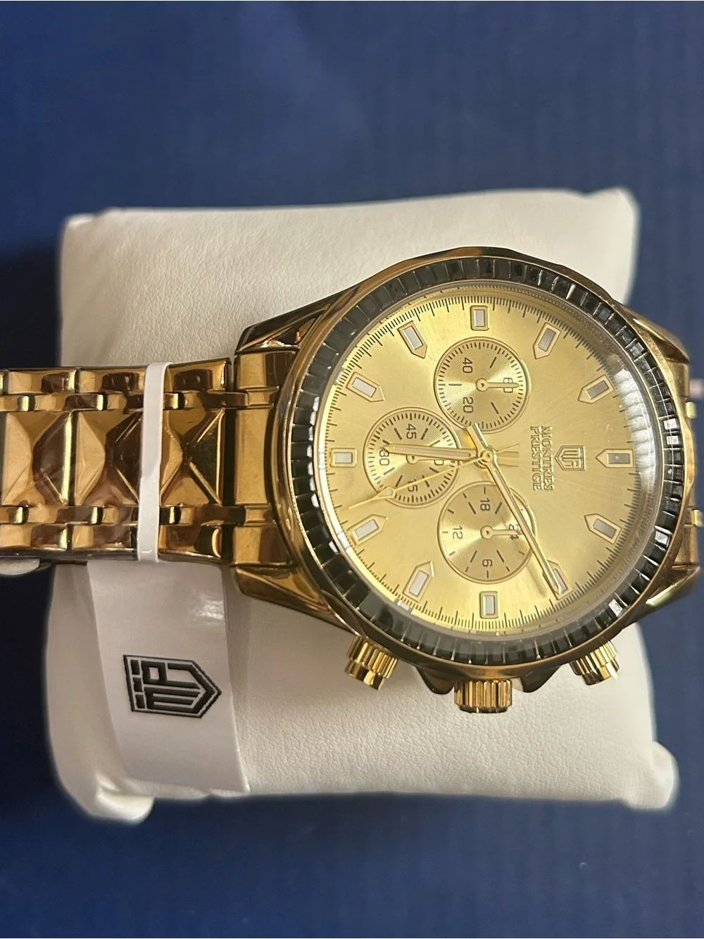 Gold-Tone Men's Chronograph Watch